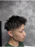 MEN’S HAIR/サーフカール/刈り上げセンターパート/本八幡