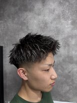 スピン 本八幡(SPIN)&nbsp;MEN’S HAIR/サーフカール/刈り上げセンターパート/本八幡