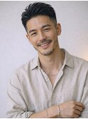 池袋 大人メンズ フェード ソフトフェード アップバング