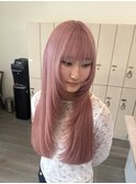 layer style × baby pink