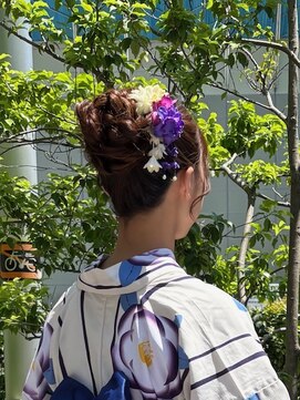 バサラ 大阪梅田店(VASARA) 着物　推し活　　ロング　へアメ　ヘアセット　大阪
