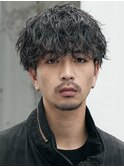 原宿メンズパーマツイストスパイラルパーマ波巻きパーマツイスト