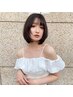 前髪顔まわりカット＋ヘアアレンジ(巻き)  