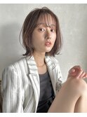 ボブ／切りっぱなし／レイヤーボブ/伸ばしかけ