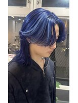 エンベール(EN VEIL)&nbsp;ディープブルー×センターパートウルフ