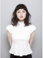 シャンプー 本庄店(SHAMPOO)&nbsp;ショートバング×ダークカラーで大人可愛くアプローチ