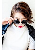 トルネード(TORNADO)&nbsp;暗髪　ウェットスタイル ハンサムボブ☆ロブヘアー