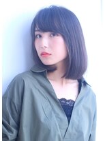 フォルテ 掛川店 ダークアッシュでふんわり【掛川 美容室 ボブ】