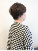 【WILLOW京橋/都島】明るいお白髪染めショートボブ(井下貴史)