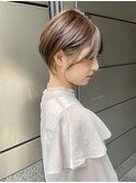 GRANDLINE千崎聖太 小顔になれるショートヘア　ニュアンスカラー