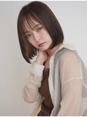 【王道!前下がりボブ】
