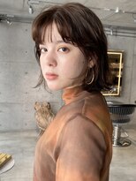 スクリーンギンザメゾン 銀座(SCREEN GINZA MAISON.)&nbsp;黒髪カタログ/クラゲヘアー/オリーブグレー/銀座