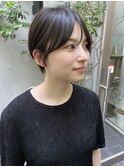黒髪ショートヘアー