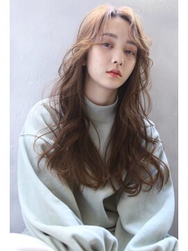 ロゼ 枚方(Rose) 【ROSE】ベージュカラー/無造作カール/ロング em