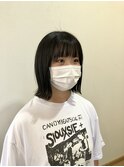 切りっぱなしボブ