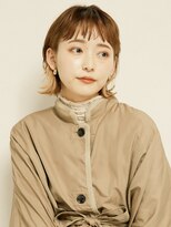 オンク 新宿(onk)&nbsp;黒髪/グレーベージュ/レイヤーロング/前髪パーマ[新宿駅]