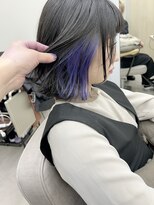 ユニ 江坂(Uni.)&nbsp;インナカラー　イヤリングカラー　ラベンダー　パープル