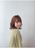 ミディアムスタイル×無造作