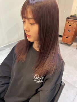 キャンバス バイ ネオリーブ 横浜西口(Canvas by neo.) 柔らか透けカラー　ピンクパープル