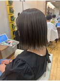 切りっぱなしボブ
