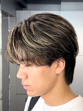 フィフスパーク(fifth PARK) 渋谷メンズハイライトメンズメッシュマッシュウルフパーマ