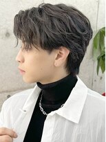 ロンドホットリップ 立川(Lond hot lip)&nbsp;men'sメンズ髪質改善縮毛矯正ブリーチなしブルーブラック/立川