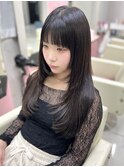 【バージンレミーエクステ】黒髪ロング/韓国ヘア/大阪梅田駅