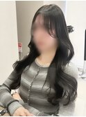 韓国風透け感ブラック