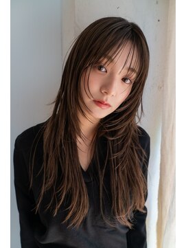 ベター(better) 顔周り高めレイヤーシースルーバング爽やかロング