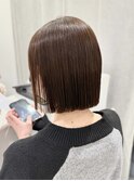 くびれヘア縮毛矯正アプリコットオレンジ夏ハイライト《用賀》