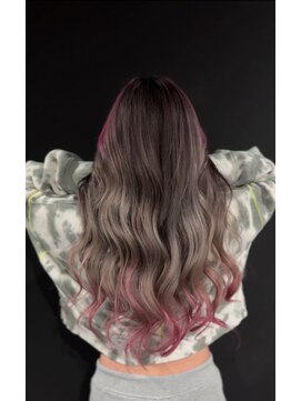 カルフール ロコ 草加西口店(Carrefour LOCO) エアタッチバレイヤージュ×エンドカラー