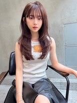 エース (ACE)&nbsp;ACE横浜　柔らかピンクブラウン×ロングレイヤー