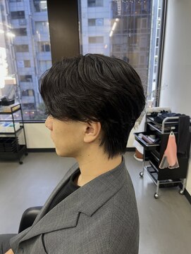 プルーブトウキョウ 渋谷(PROVE TOKYO) ナチュラルモテヘアニュアンスパーマセンターパート