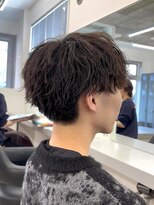 テンション(tension)&nbsp;メンズカットシャドウパーマニュアンスパーマ眉毛カット札幌大通