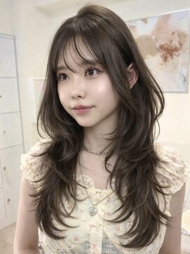 オニキス 原宿(ONYX) ブリーチなし透明感カラーグレージュケアカラーレイヤー