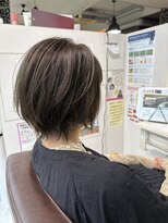 ハナビ(hanabi)&nbsp;40代/大人ショート/髪質改善/明るい白髪染め/広がり改善/艶髪
