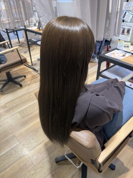 パプスドコワフュール 甲子園口店(Pap's de coiffeur) オリーブカラー