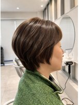 アイナ 銀座(Aina) レイヤーショート透明感ベージュ