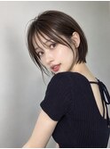 池袋20代30代髪質改善カラー小顔丸みショートボブ顔周り艶髪