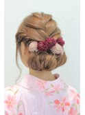 ShellBearヘアアレンジ☆振袖/袴/着物/銀座/東銀座/ヘアセット