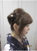 【Act-Hair】浴衣着付け＆編み込みアレンジ☆