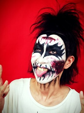 ヘアセットアップス(UP's) ★おもしろ(*'▽')ハロウィンメイク+ヘアセット♪傷など追加料金