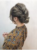 ルーズめな大人ヘアアレンジ