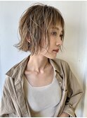 ボブ　ショート　ブリーチ　［札幌/大通/すすきの/韓国］