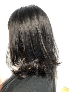 エイトタマプラ たまプラーザ店(EIGHT tamapla) 【EIGHTたまプラ】デザインカラー切りっぱなしボブ