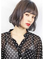 ☆ グレージュ ＆ 毛束感 ☆ ミニマムボブ ♪