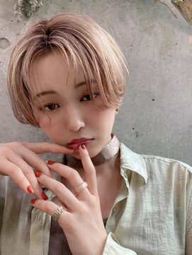 ユアーズヘア 新宿WEST(youres hair) 小顔ショート　マッシュショート　丸みショート