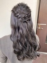 サロンドミルク 溝の口店(salon de MiLK) ヘアセットハーフアップ