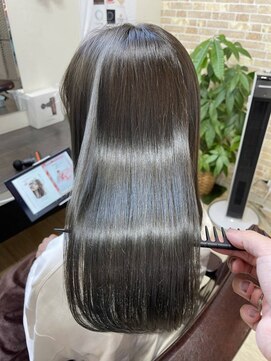 ルーミールーム(RoomieRoom) 大人きれい上品グレージュ髪質改善ツヤ髪美髪手触り抜群ロング