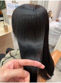 髪質改善/ショコラアッシュ/ヘルシースタイル/縮毛矯正/春カラー